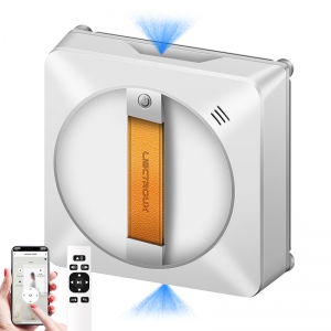 Робот для мойки окон Liectroux YW710, двойное распыление воды, умная стеклянная влажная швабра, домашний робот-пылесос для стен и окон, безободковая работа, AI карта маршрута, App&Remote Control